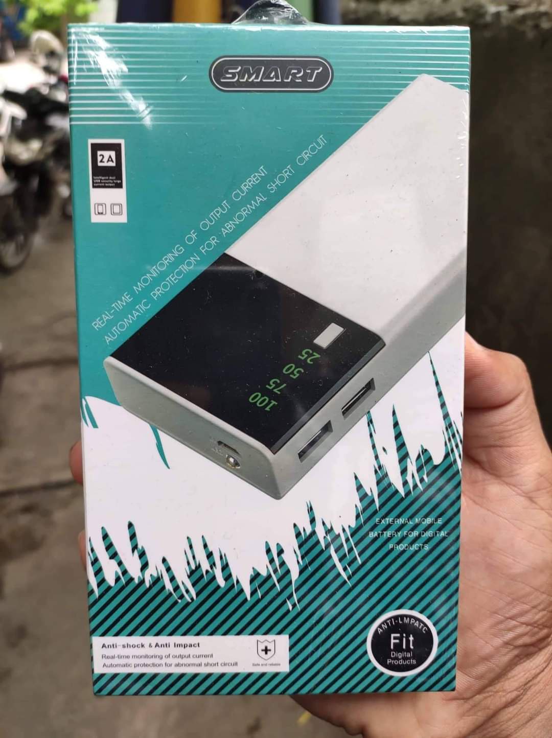 Power Bank ຍີ່ຫໍ້: SMART. ບັນຈຸ 10,000mAh ສາກເຂົ້າໄວ, ພົກພາງ່າຍ ແລະ ທົນທານ